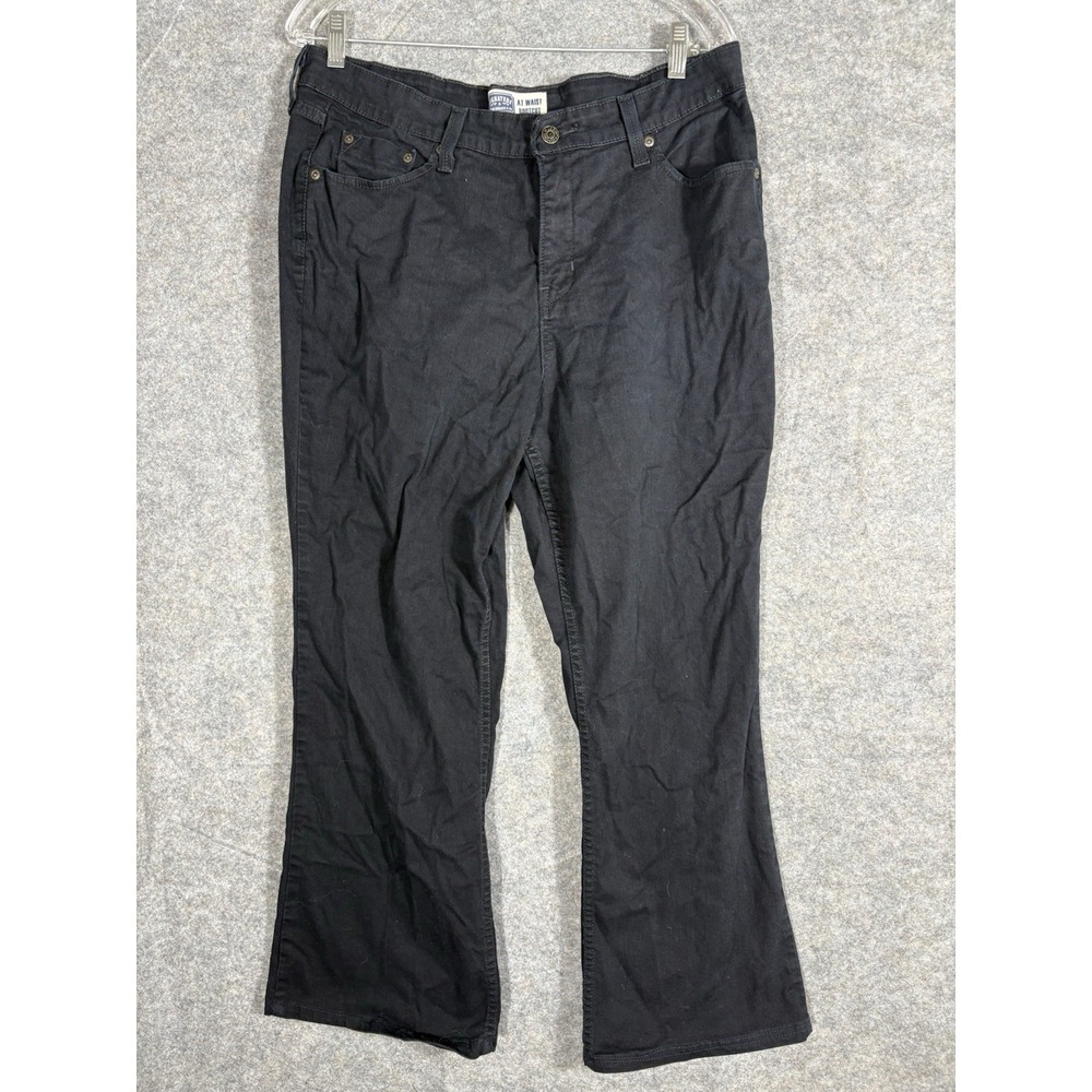 Levis Jeans Womens‎ 16 Short Black At Waist Bootcut Denim